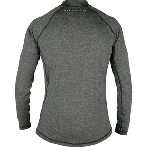 2023 Magic Marine Mens Cube Long Sleeve Rash Vest Mm081009 - Schwarz